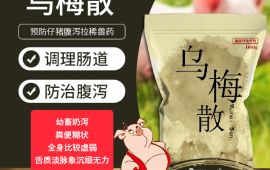 乌梅散解决预防仔猪腹泻拉稀的难题 【汇邦兽药】